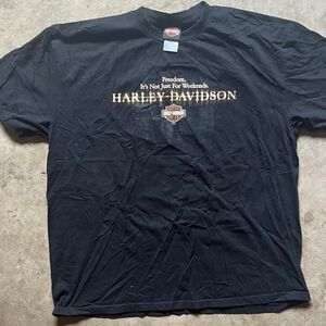 Harley-davidson Men's Black T-shirt